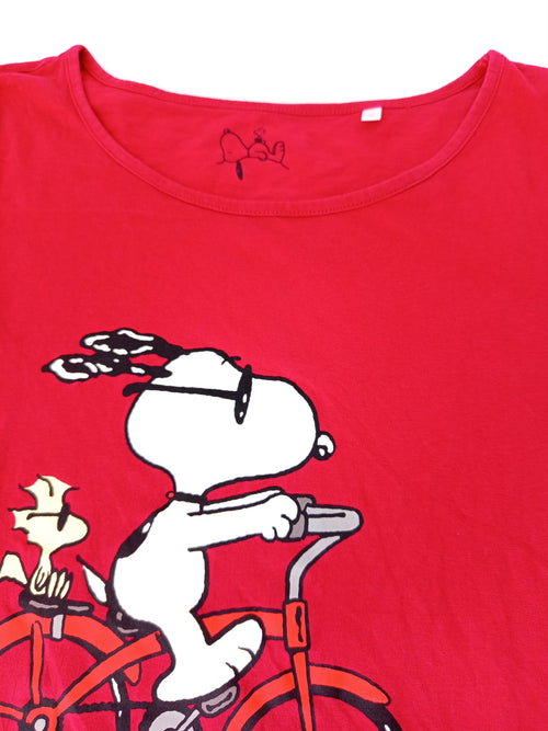 Camiseta long fit Snoopy original Talla M