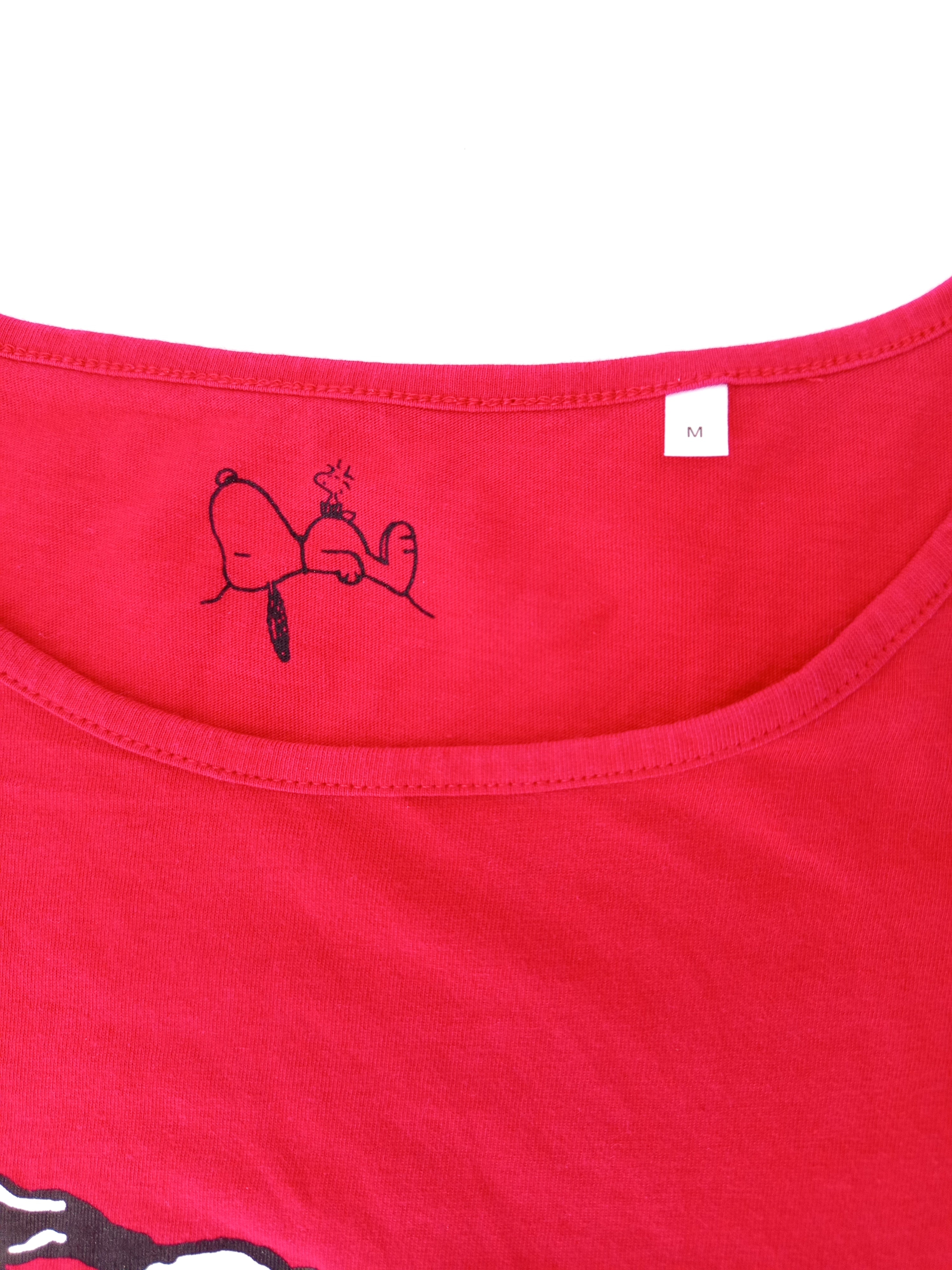 Camiseta long fit Snoopy original Talla M